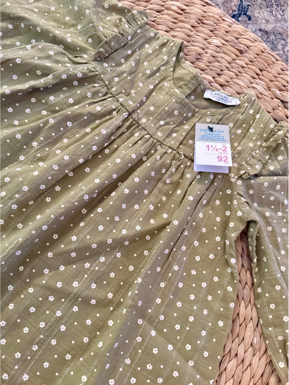 Primark Girls Floral Dress Sz 18-24 Months NWT